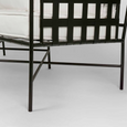Davenport Iron Outdoor Lounge Black/White
