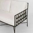 Davenport Iron Outdoor Lounge Black/White