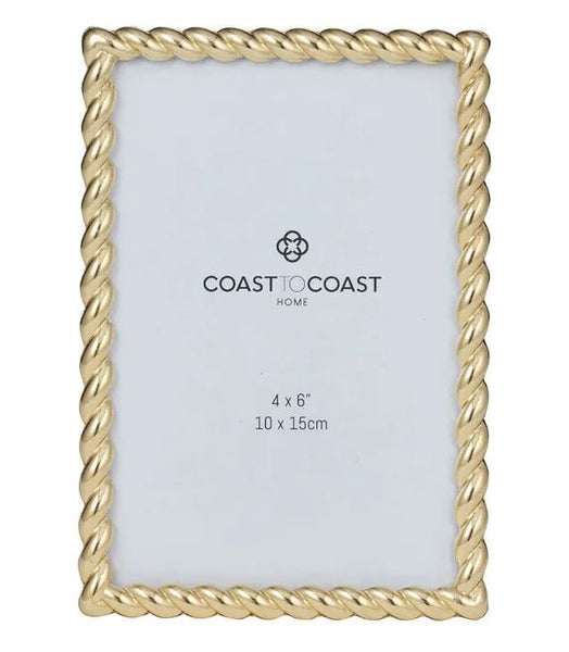 Demeter Metal Photo Frame Gold 4x6"