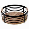 Rotating Storage Basket Black