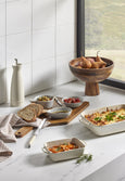 Darley Stoneware Bakeware 3pcs Set Cream Speckle