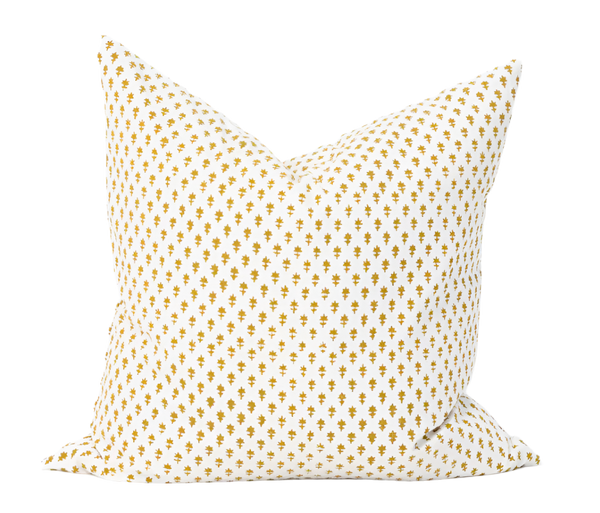Devon Dots Mustard Medium Cushion 50cm