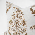 Devon Inner Paisley Print Mustard Lounge Cushion 55cm