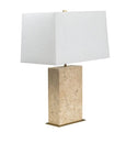 Dominique Travertine Table Lamp