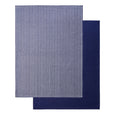 Butcher Navy & White Stripe Tea Towel Set/2