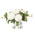 Chrysanthemum Berry in Classic Bowl White