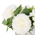 Chrysanthemum Hydrangea in Classic Bowl White