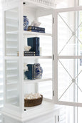 Single Door Cabinet White