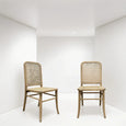 Ellison Rattan Dining Chair Weathered Oak