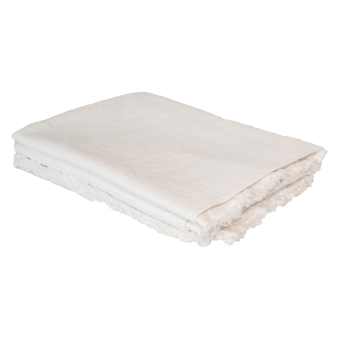 Elora Linen Throw White Medium