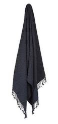 Flint Wool Throw Navy