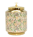 Jar Floral Canister Round