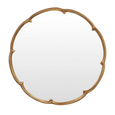 French Maid Brass Mirror