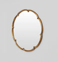 French Maid Brass Mirror