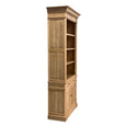 French Library One Bay Bookcase Whitewashed Oak (No Ladder)