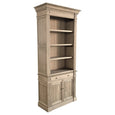 French Library One Bay Bookcase Weathered Oak (No Ladder)