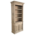 French Library One Bay Bookcase Weathered Oak  (No Ladder)