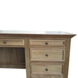 French Panel Desk Natural Oak