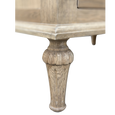 Georgia Weathered Oak Side Table Round Knobs Large