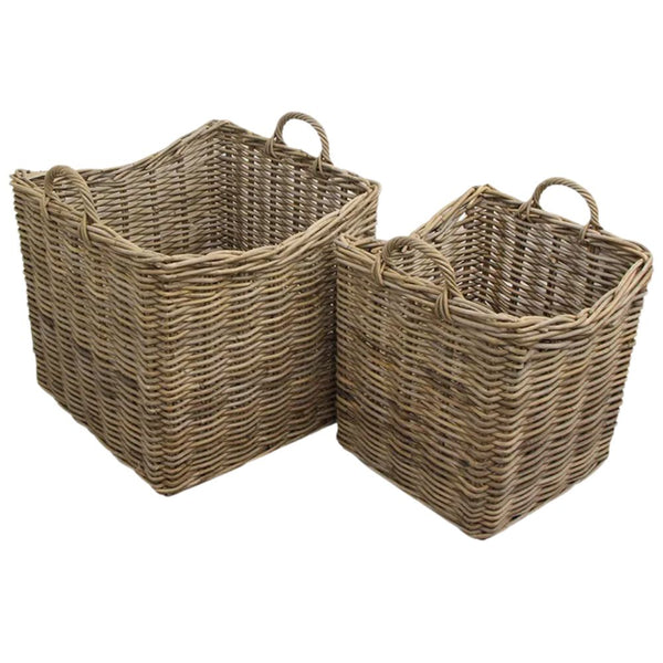 Grove Square Planter Basket (Set/2)
