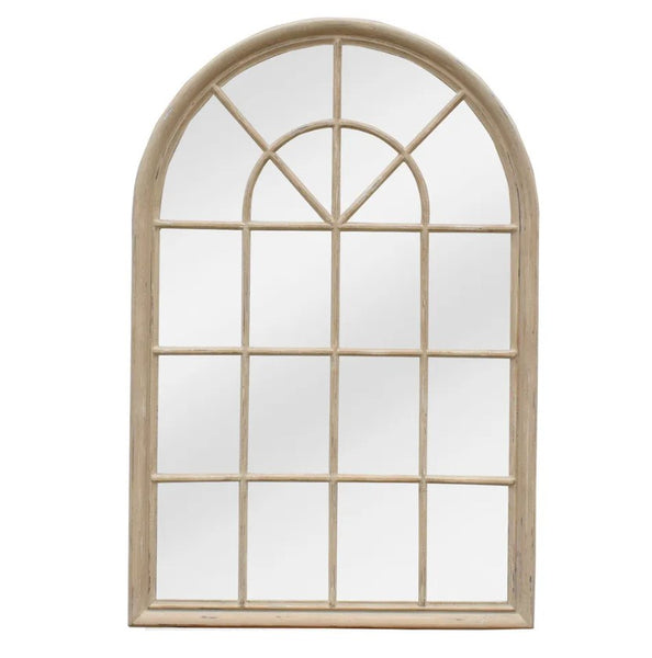Hamptons Arched Mirror Natural