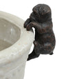 Hanging French Bulldog Dark Brown