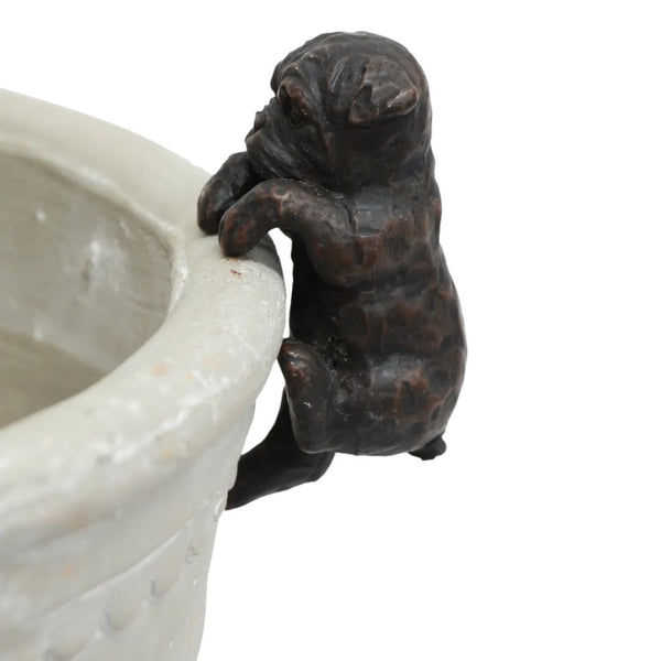 Hanging French Bulldog Dark Brown