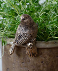 Hanging Bird Décor Gold Tail Down (4Pce)