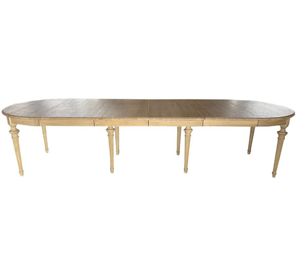 Hudson Extendable Dining Table Weathered Oak