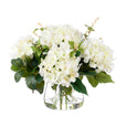 Hydrangea Lush Leaf-Classic Bowl White