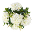 Hydrangea Lush Leaf-Classic Bowl White