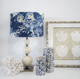Indigo Bouquet Lamp Shade