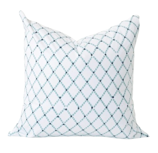 Intermeshed Navy Cushion 55cm