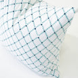 Intermeshed Navy Cushion 55cm