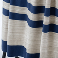 Knit Tudy Natural Navy Throw