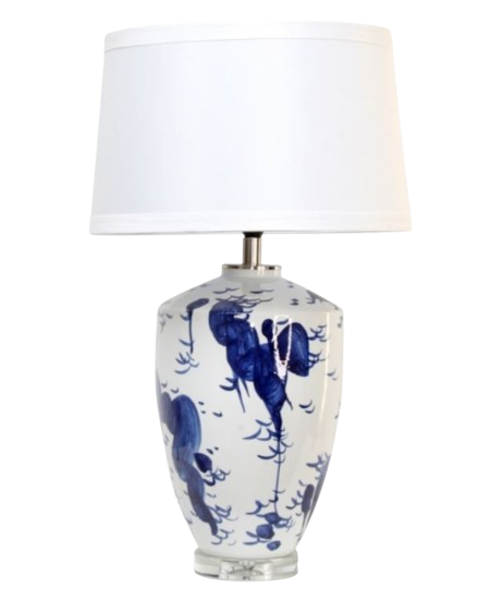 Imperial Lamp with White Shade