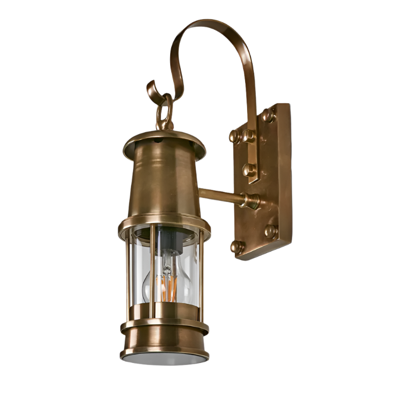 Liberty Outdoor Wall Light Antique Brass