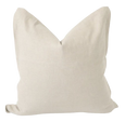 Linen Flange Natural Euro Cushion 65cm