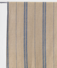 Linen Striped Blue Throw