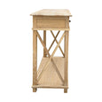 Long Island Console Whitewashed Oak 110cm