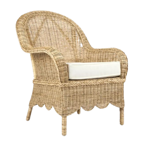 Long Island Rattan Occasional Armchair