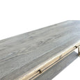 Long Island Console Weathered Oak 150cm