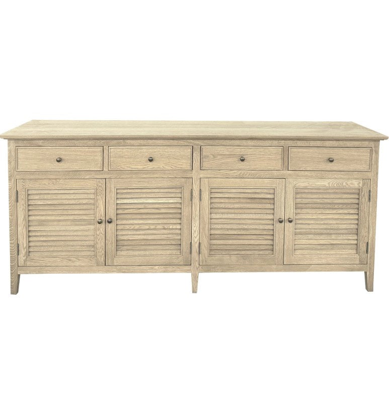 Noah Louvre Sideboard Weathered Oak