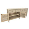 Noah Louvre Sideboard Weathered Oak
