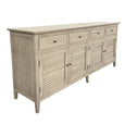 Noah Louvre Sideboard Weathered Oak