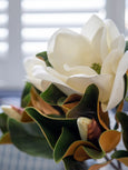 Magnolia Flower 72cm White