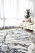 Marriott Rug Blue in living room