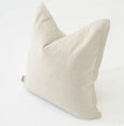 Linen Flange Natural Euro Cushion 65cm