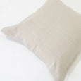 Linen Flange Natural Euro Cushion 65cm