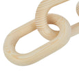 Wood 5 Link Chain Natural